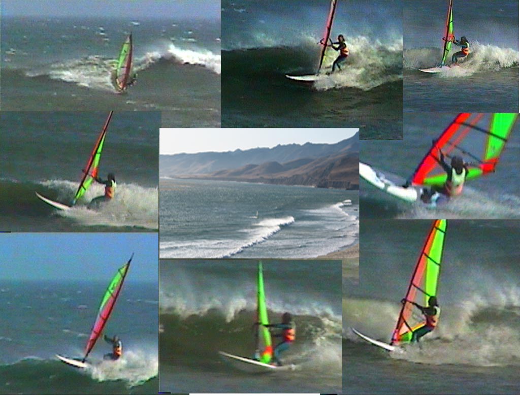 Windsurfing Montage John in CA